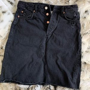 Denim & Denim Skirt